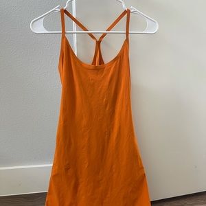 Outdoor voices orange exercise dress